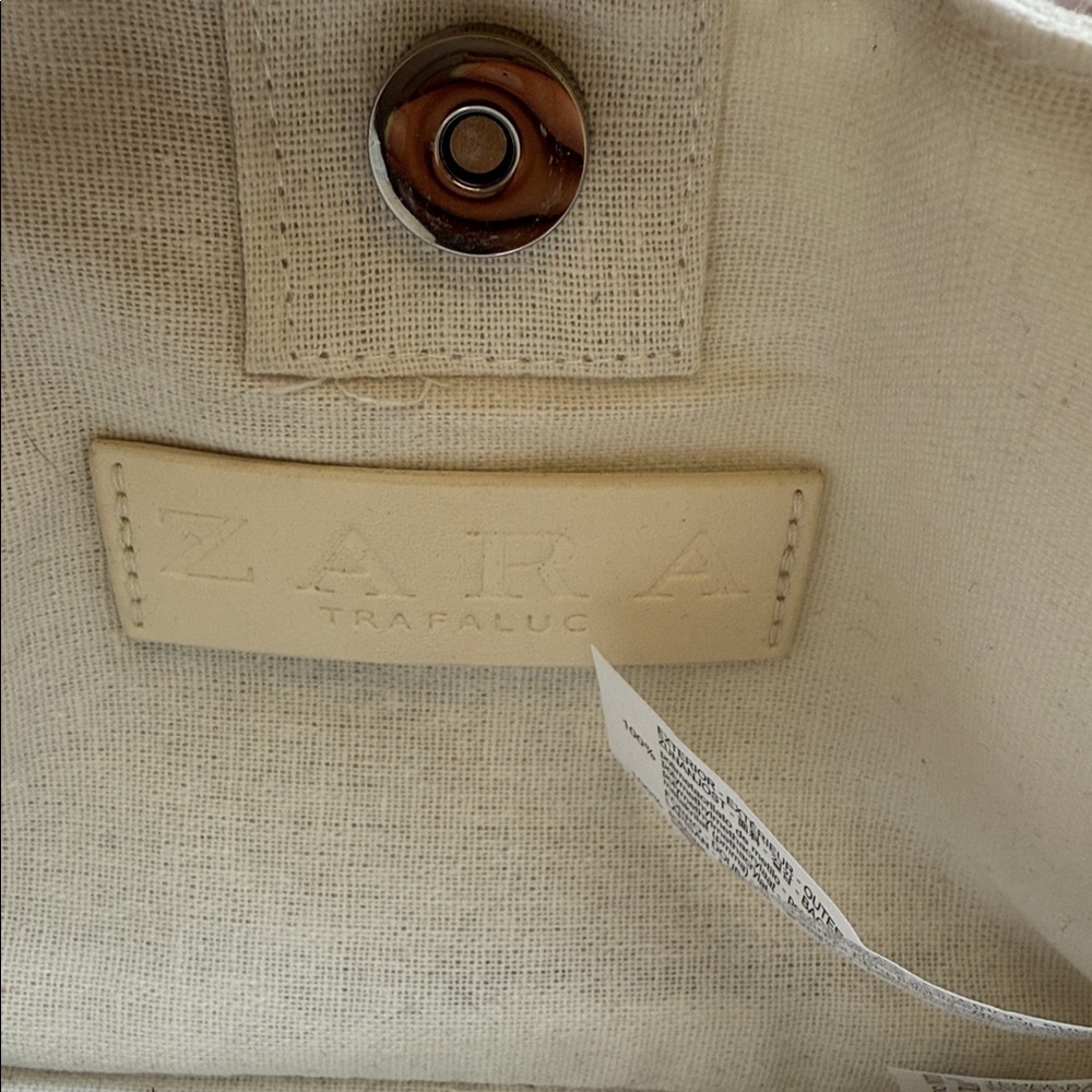 Zara Trafaluc Clear Beaded Purse - Picture 6 of 9